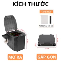 Bồn Cầu Gấp Gọn 3