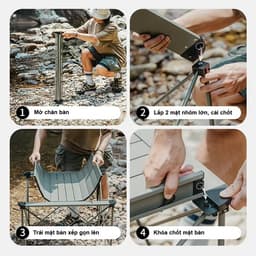 Bàn nhôm Naturehike NH16Z016L - Size L 3