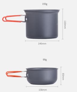 Bộ nồi Naturehike 4 món  4